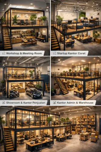 Mezzanine Ruang Kantor di Pondok Aren