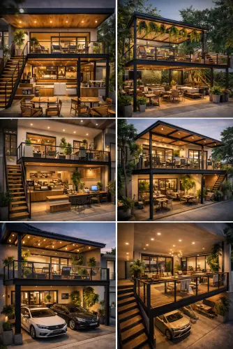 Mezannine Cafe Modern di Pondok Aren