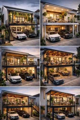 Mezannine Teras Rumah Keren di Pondok Aren