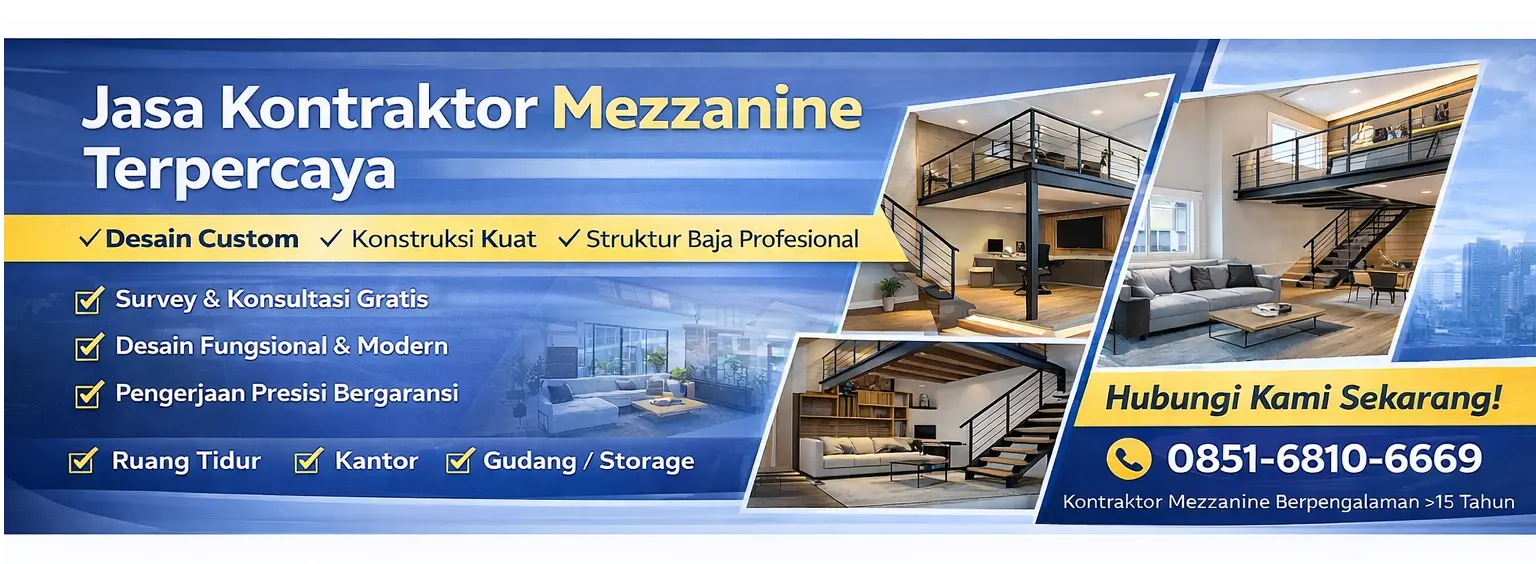 Jasa Pembuatan Mezzanine pondokaren Bergaransi